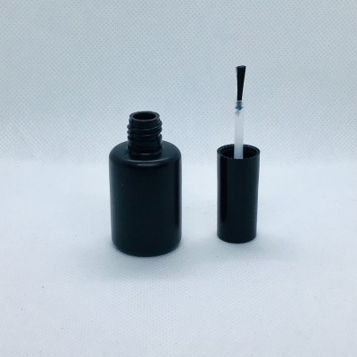 Bouteilles plastique noir avec brosse noir 15ml (hpde)